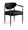 Virella - faux Leather Upholstered Dining Chair (Set of 2) - Black Base
