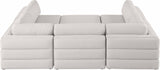 Beckham - 6 Piece Modular U-Shaped Armless Sectional