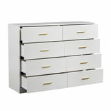 Modern Drawer Dresser For Bedroom, Ample Storage Wide Chest Of Drawers