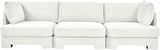 Hammond - Velvet Performance Fabric Upholstered 3 Piece Sofa