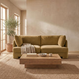 Hammond - Velvet Performance Fabric Upholstered 2 Piece Loveseat