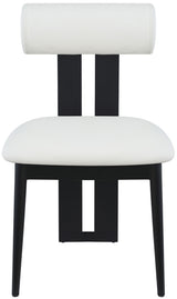 Dario - Faux Leather Dining Chair With Black Frame (Set of 2)