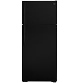 GE GTE18GTNRBB - 17.5 Cu. Ft. Top-Freezer Refrigerator - Black