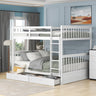Bunk Bed With Ladders And 2 Storage Drawers