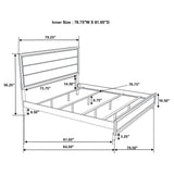 Carina - Eastern King Bed - Oak