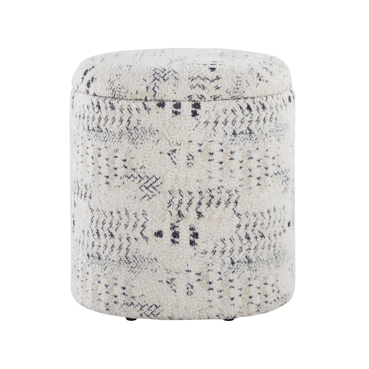 Tahoe - Aztec Ottoman - Ivory Cotton