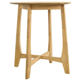 Vera - 31.5" Wood Top Pub Table - Natural