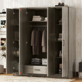 4 Door Wardrobe With 1 Drawer