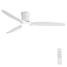 52" Ceiling Fan With Light, Dimmable DC Reversible Motor, 3 Blades