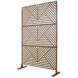 Freestanding Outdoor & Indoor Freestanding Metal Privacy Screen