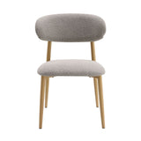 Kacey - Side Chair (Set of 2) - Gray Boucle & Natural