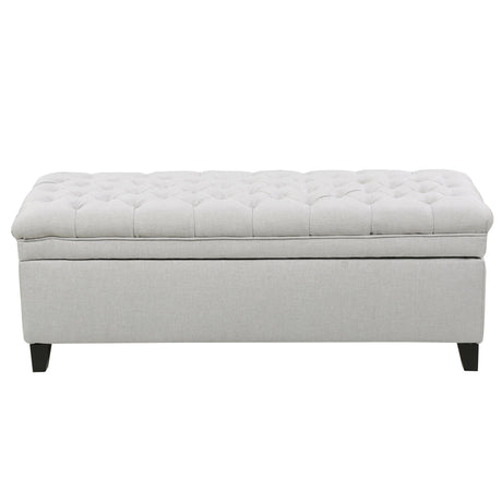 Juliana - Storage Ottoman With Birch Legs