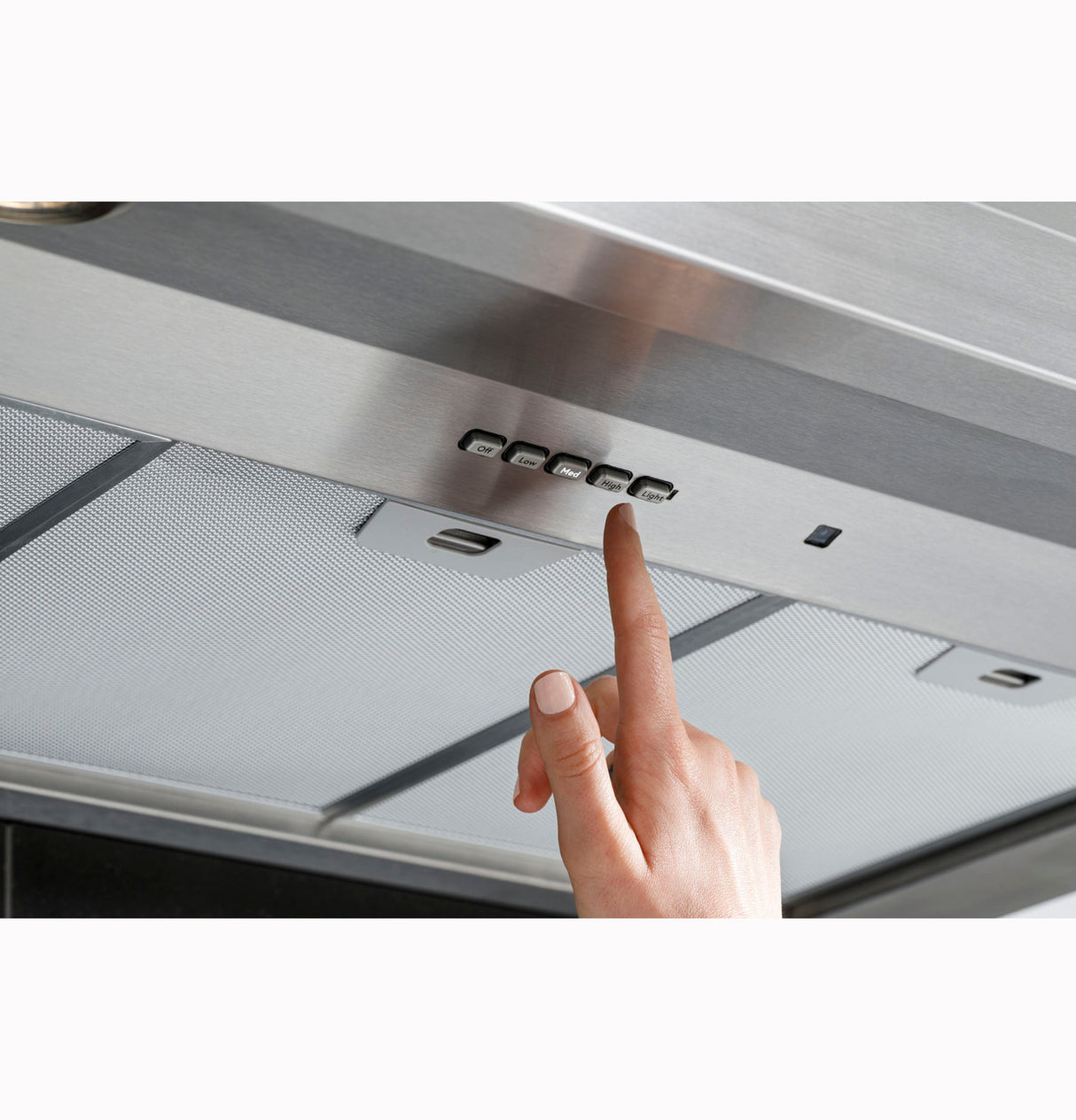 GE Profile UBW36YIEWSS range hood - baffle filters