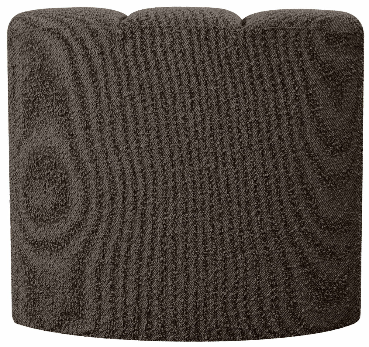 Arc - Boucle Fabric Curved Corner Chair