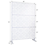 Outdoor & Indoor Metal Freestanding Decorative Privacy Screen