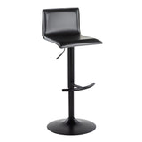 Mara - Adjustable Barstool (Set of 2) - Black Metal