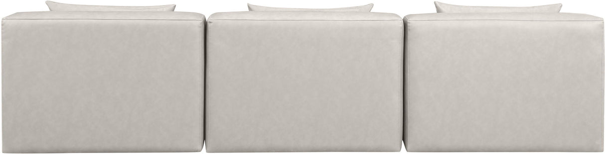 Cube - Modular 3 Seat Armless Sofa