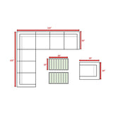 Stylish Sofa Seating Group With Cushions Perfect For Outdoor Gatherings