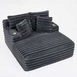 Oversized Chaise Lounge Chair Indoor With Pillows For Living Room
