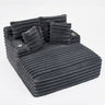 Oversized Chaise Lounge Chair Indoor With Pillows For Living Room