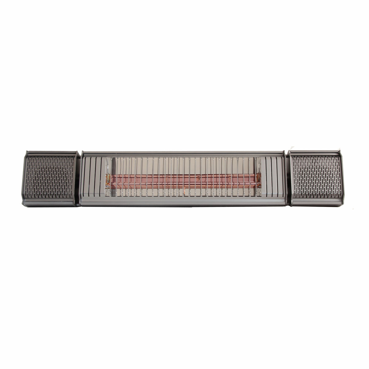 Smart Electric Heater With Bluetooth Speakers, Gunmetal Gray