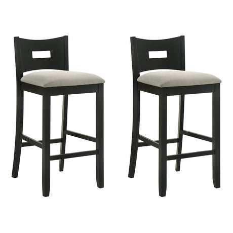 Ren - 30" Bar Height Rubberwood Barstool