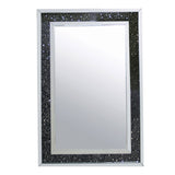 Nysa - 47" X 32" Accent Mirror - Mirrored & Faux Crystals