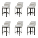 Eunice - Faux Leather Upholstered Swivel Counter Height Barstool