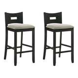 Ren - 26" Counter Height Rubberwood Barstool (Set of 2)