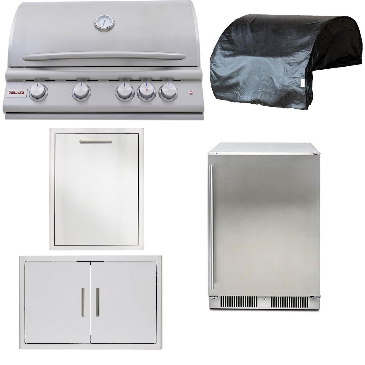 Blaze LTE+ 5-Piece 32-Inch Natural Gas Outdoor Kitchen Package
