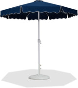 Amalfi - Patio Umbrella - White Base / White Pole
