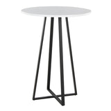 Cosmo - Counter Table - Black Metal