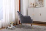 Modern Mid-Century Chair Tufted Sherpa Armchair For Living Room Bedroom Office