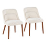 Rina - Chair (Set of 2) - Walnut Wood