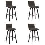Vienna - 26" Swivel Counter Stool - Black Wood