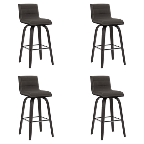 Vienna - 26" Swivel Counter Stool - Black Wood