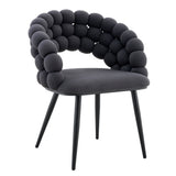 Puffy Bubble, Ball Chain Chairs For Dining Room (Set of 2)