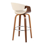 Symphony - 30" Fixed-Height Barstool (Set of 2) - Beige