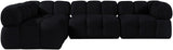 Orin - Fabric Velvet 4 Piece Modular Sectional