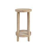 Bedford - Round Accent Table - Reclaimed Wheat