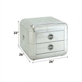 Brancaster - 22" End Table - Aluminum