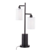 Cannes - Contemporary Table Lamp With Drum Shade