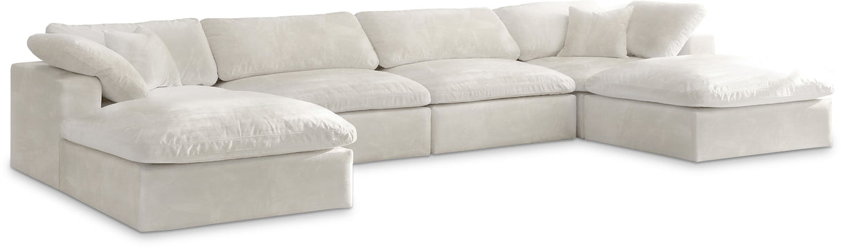 Cozy - 6 Piece Modular Double Chaise Sectional