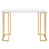Estie - Writing Desk Same Ac00902) - White & Gold