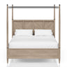 Transitional Styling Canopy Bed