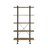 Nefo - Bookshelf - Rustic Oak & Black