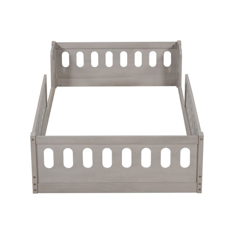 Platform Bed With Guardrail