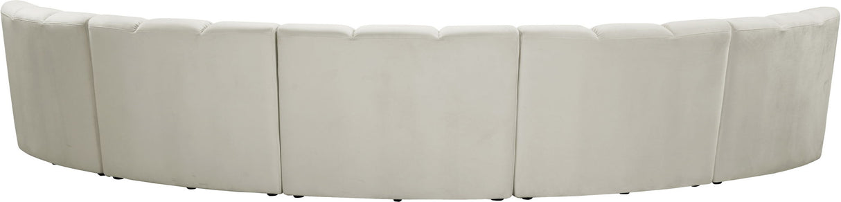 Infinity - 5 Piece Velvet Modular Sectional