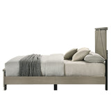 Joanna - Queen Bed With LED - Weathered Gray