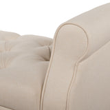 Jacqueline - Tufted Roll Arm Storage Bench